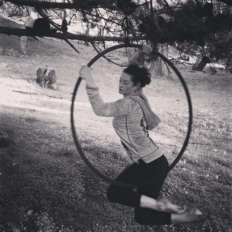 spinning hoop tree